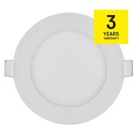LED vestavné svítidlo NEXXO, kruhové, bílé, 7W, teplá bílá (12)