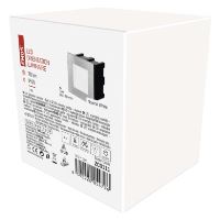 LED orientační vestavné svítidlo AMAL 80×80 1,5W neutr. bílá,IP65 (5)