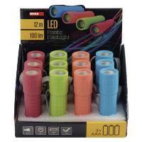 COB LED ruční svítilna P4706, 100 lm, 3× AAA, 12 ks, display box (1)
