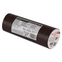 Izolační páska PVC 19mm / 20m hnědá (2)