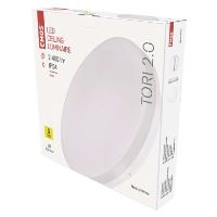 LED přisazené svítidlo TORI, kruhové bílé 24W neutrální b., IP54 (2)