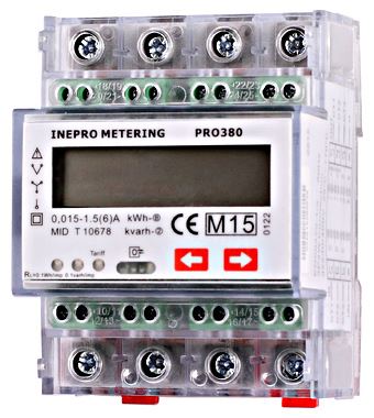 Elektroměr nepřímý 3f x/5A 2T, Modbus, MID