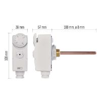 Příložný manuální jímkový termostat P5685 (1)