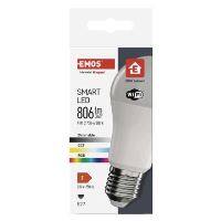 Chytrá LED žárovka GoSmart A60 / E27 / 9 W (60 W) / 806 lm / RGB / stmívatelná / Wi-Fi (6)