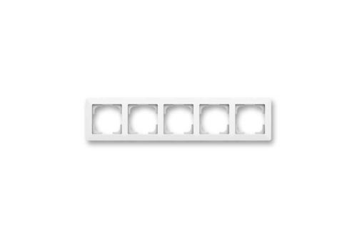 ABB Zoni 3901T-A00050 240 Rámeček pětinásobný, pro vodorovnou i svislou montáž; matná bílá