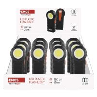 COB LED svítilna  plastová, 3× AAA (6)