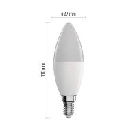 Chytrá LED žárovka GoSmart svíčka / E14 / 4,8 W (40 W) / 470lm / RGB / stmívatelná / Wi-Fi (1)
