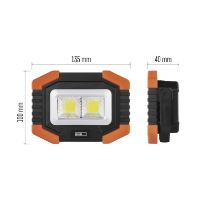 COB LED pracovní svítilna P4112, 350 lm, 3× AA (14)