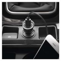 USB adaptér do auta 2,1A + micro USB kabel + USB-C redukce (7)