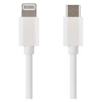 Nabíjecí a datový kabel USB-C 2.0 / Lightning MFi, 1 m, bílý (1)