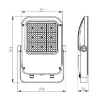 OMEGA PROFI SMD 120W 60 NW 20500/22500lm - Reflektor LED (7)