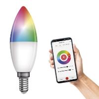 Chytrá LED žárovka GoSmart svíčka / E14 / 4,8 W (40 W) / 470lm / RGB / stmívatelná / Wi-Fi (3)