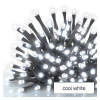 Standard LED spojovací vánoční řetěz – rampouchy, 2,5 m, venkovní, studená bílá (12)