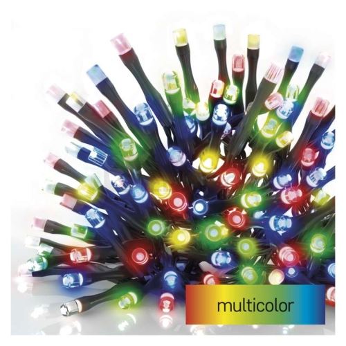 Vánoční osvětlení, 180LED řetěz, 18m, multicolor, časovač,-ZY0814T