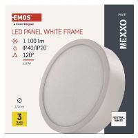 LED přisazené svítidlo NEXXO, kruhové, bílé, 12,5W, neutrální bílá (8)