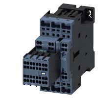SIEMENS Stykač AC-3, 32A/15kW/400V, 3pólový, DC 24V, 2 NO + 2 NC, pružinová svorka (1)