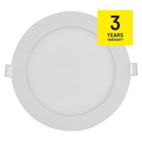 LED vestavné svítidlo NEXXO, kruhové, bílé, 12,5W, teplá bílá (12)