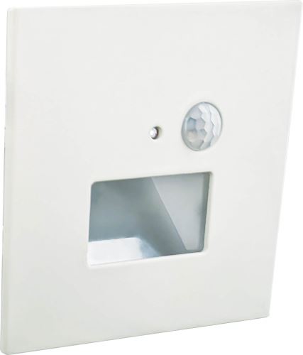 JACK PIR White 1,5W CCT 75/120lm - Nástěnné vestavné LED svítidlo s PIR pohybovým senzorem