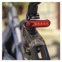 LED přední + zadní nabíjecí svítilna na kolo P3923, 90 lm (5)