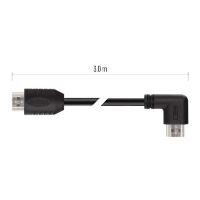 HDMI 2.0 high speed kabel A vidlice - A vidlice 90° 3 m (5)