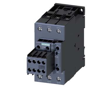 SIEMENS Stykač AC-3, 65A/30kW/400V, 3pólový, AC 24V, 50/60Hz 2 NO + 2 NC, šroubová svorka