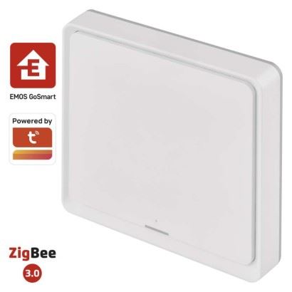 GoSmart Přenosný ovladač scén IP-2001ZW, ZigBee 3.0, 1-tlačítkový