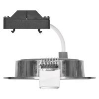 LED bodové svítidlo SIMMI stříbrné, kruh 5W teplá bílá (1)