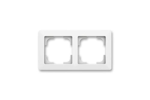 ABB Zoni 3901T-A00020 240 Rámeček dvojnásobný, pro vodorovnou i svislou montáž; matná bílá