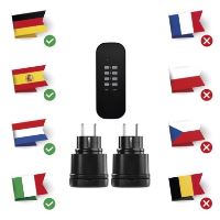 Dálkově ovládané zásuvky SCHUKO, IP44 (2)