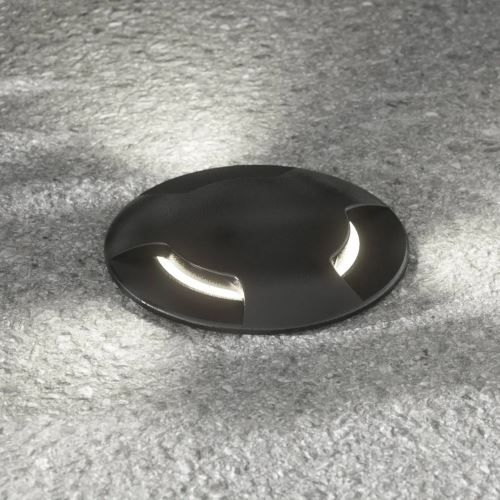 LED podlahové světlo Ceci 160-3L černá CCT