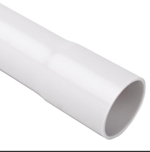 KOPOS Tuhá hrdlovaná trubka PVC pr. 16 mm, 22411, 320N/5cm, světle šedá, délka 3 m.