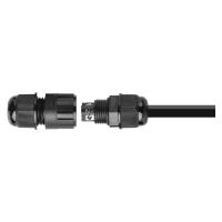 LED reflektor INOVO s pohybovým čidlem, 10W, antracit,  neutrální bílá (11)