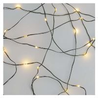 LED vánoční nano řetěz zelený, 7,5 m, venkovní i vnitřní, teplá bílá, časovač (7)