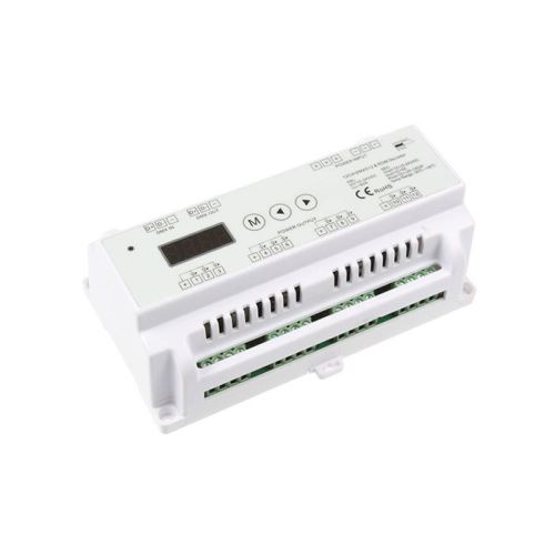DMX LED ovladač 12-kanálový na DIN lištu