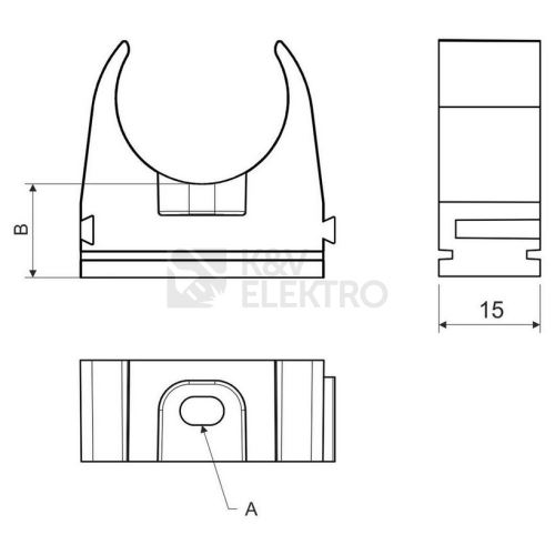 PRICHYTKA 32MM SVETLE SEDA 5332 KB