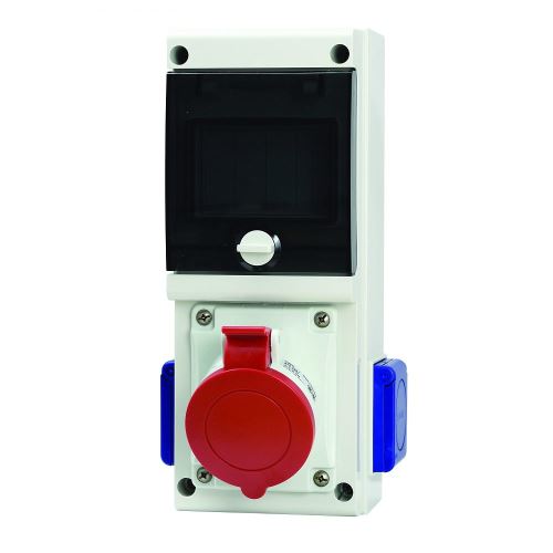 SCAME Skříň 1x32A 2x230V jištěná