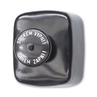 Spínač trojpólový stiskací, 16 A, 400 V, IP30, nástěnný Spínač trojpólový stiskací, 16 A, 400 V, IP30, nástěnný