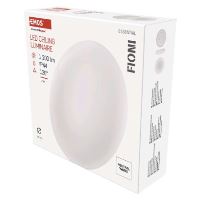 LED přisazené svítidlo FIONI, kruhové bílé 12W neutrální b., IP44 (2)