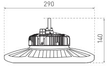 GOLEM 85/120/150W Zoom NW ADJ max.25000/28000lm - Svítidlo LED (HighBay LED) (9)