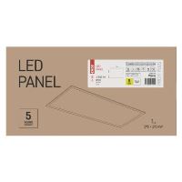 LED panel PROXO 30×60, obdélníkový vestavný bílý, 19W neutrální b. (4)