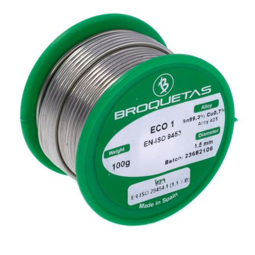 Pájecí drát; Sn99,3Cu0,7; 0,5mm; 0,1kg; bezolovnaté; cívka; 220°C
