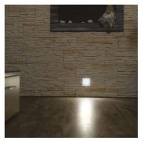 LED orientační vestavné svítidlo AMAL 80×80 1,5W neutr. bílá,IP65 (9)