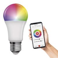 Chytrá LED žárovka GoSmart A60 / E27 / 9 W (60 W) / 806 lm / RGB / stmívatelná / Wi-Fi (3)
