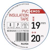 Izolační páska PVC 19mm / 20m modrá (3)