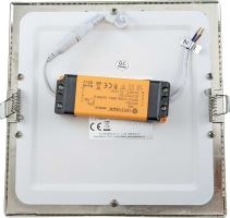 LED90 VEGA-S Matt chrome 18W WW 1350/2250lm - Svítidlo LED vestavné typu downlight (1)