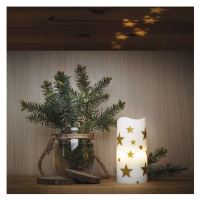 LED dekorativní projektor – hvězdičky, 3x AAA, vnitřní, teplá bílá (8)