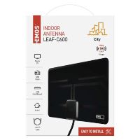 Anténa pokojová CITY LEAF-C600, DVB-T2, DAB, filtr LTE/4G/5G (8)
