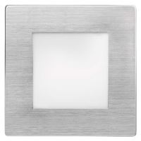 LED orientační vestavné svítidlo AMAL 80×80 1,5W neutr. bílá,IP65 (1)