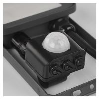 LED reflektor INOVO s pohybovým čidlem, 10W, antracit,  neutrální bílá (12)
