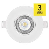 LED bodové svítidlo SIMMI bílé, kruh 5W teplá bílá (11)